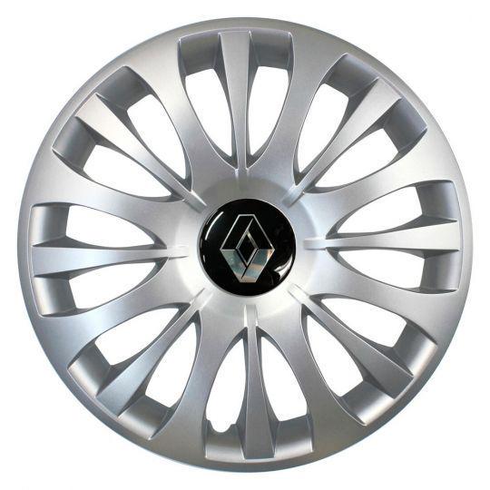 Автомобильные колпаки SKS 329 R15 с логотипом Renault 4 шт. Серебристый