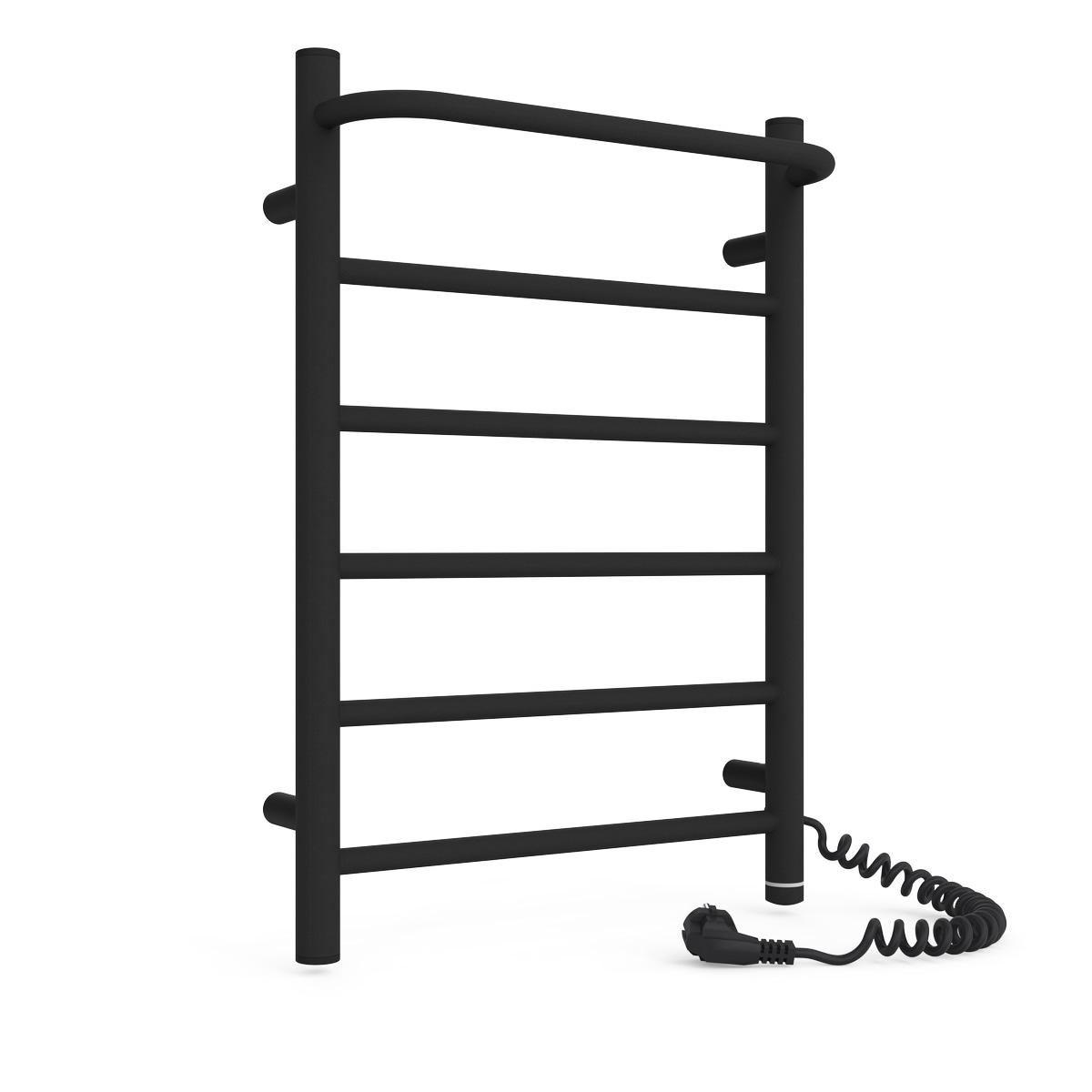 Полотенцесушитель электрический Laris Зебра Прайм ЧФЧ6 стальная 400х600 мм с правым подключением Черный (132-127-73207869)