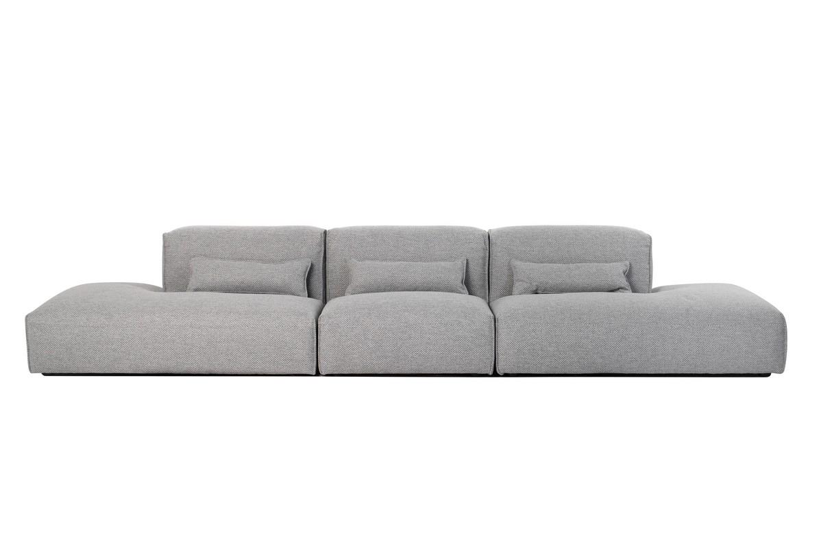 Модульная софа Vetro Mebel Рим Серебристый/Серый (sofa-modulna-rim) - фото 9