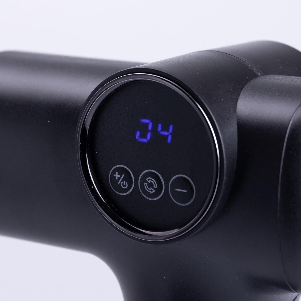 Массажер перкуссионный SmartGun Elite 4 насадки (HP-11-12) - фото 6