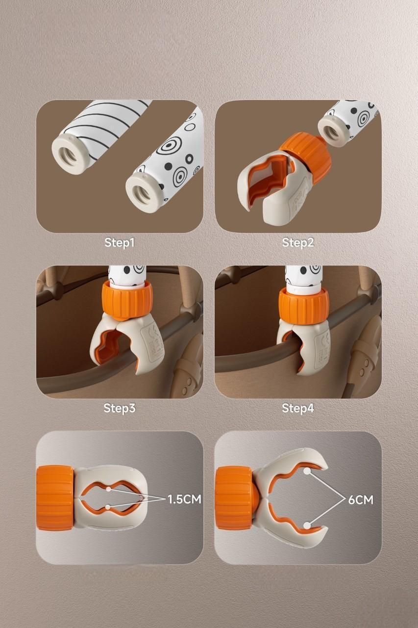 Дуга дитяча розвивальна Tumama сафарі Різнокольоровий - фото 9 Дуга дитяча розвивальна Tumama сафарі Різнокольоровий - фото 9