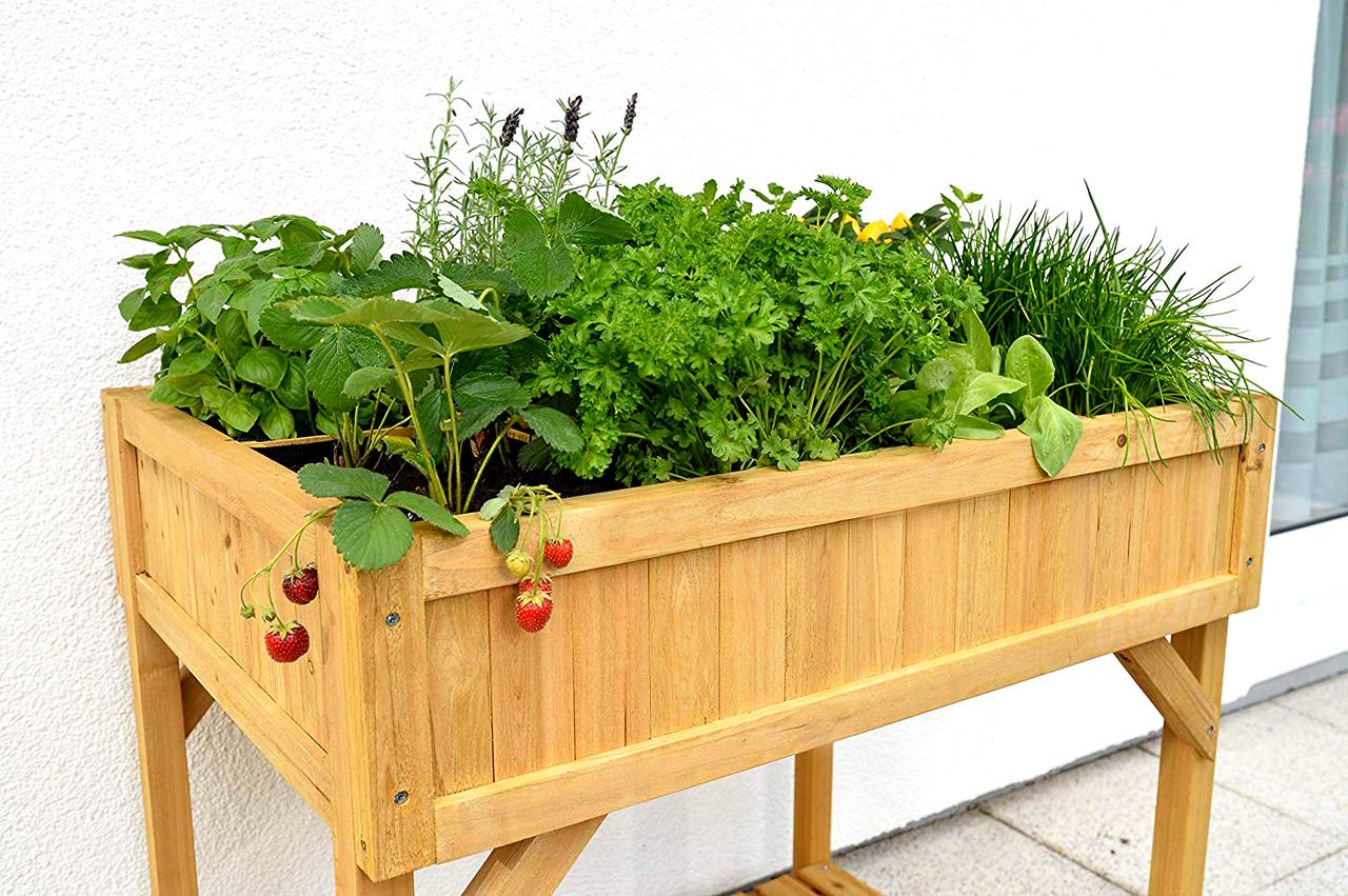 Кашпо на стійці з дерева Бурос Бланже (КШС-001901) - фото 2 Кашпо на стійці з дерева Бурос Бланже (КШС-001901) - фото 2