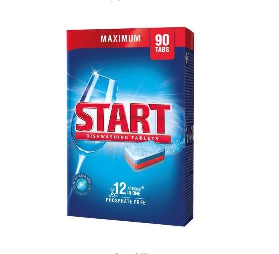 Таблетки для посудомоечных машин Start Maximum 90 шт. (4820207100084) Таблетки для посудомоечных машин Start Maximum 90 шт. (4820207100084)