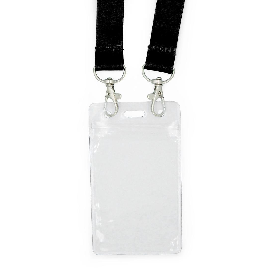 Бейдж с шнурком Ardix DUO-020 10 шт. Черный (07-034-1-BK)