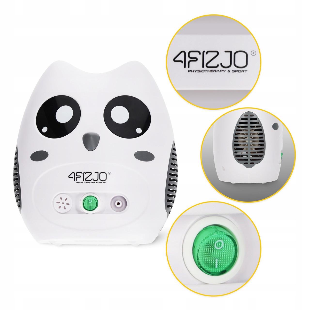 Інгалятор дитячий 4fizjo KID Sowa компресорний (P-5905973402040) - фото 9 Інгалятор дитячий 4fizjo KID Sowa компресорний (P-5905973402040) - фото 9