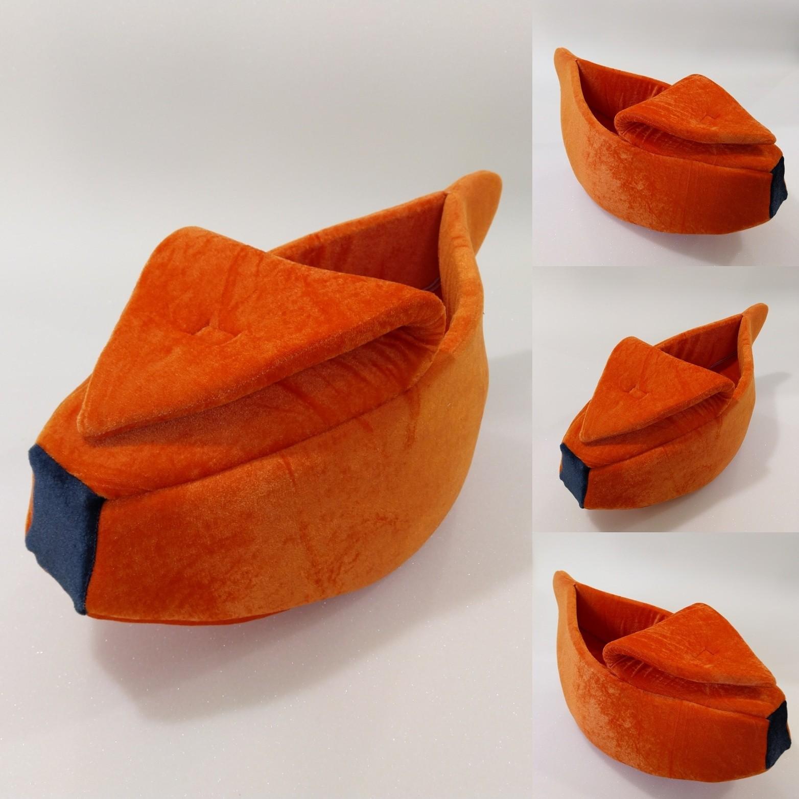 Будиночок-лежак для котів та собак Luх home Банан 54х27х30 см Помаранчевий (26857703) - фото 2 Будиночок-лежак для котів та собак Luх home Банан 54х27х30 см Помаранчевий (26857703) - фото 2