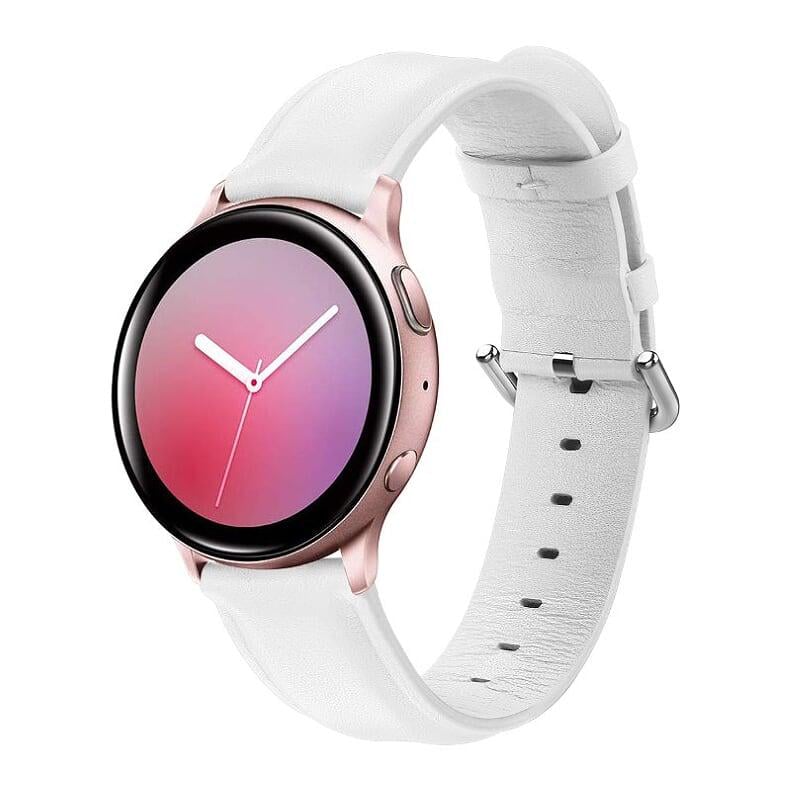 Ремешок кожаный BeWatch 20мм для Amazfit BIP/Bip Lite/Bip U/Pro/ Mini/GTS/GTS 2/Gtr 42 мм размер S Белый (1210102)