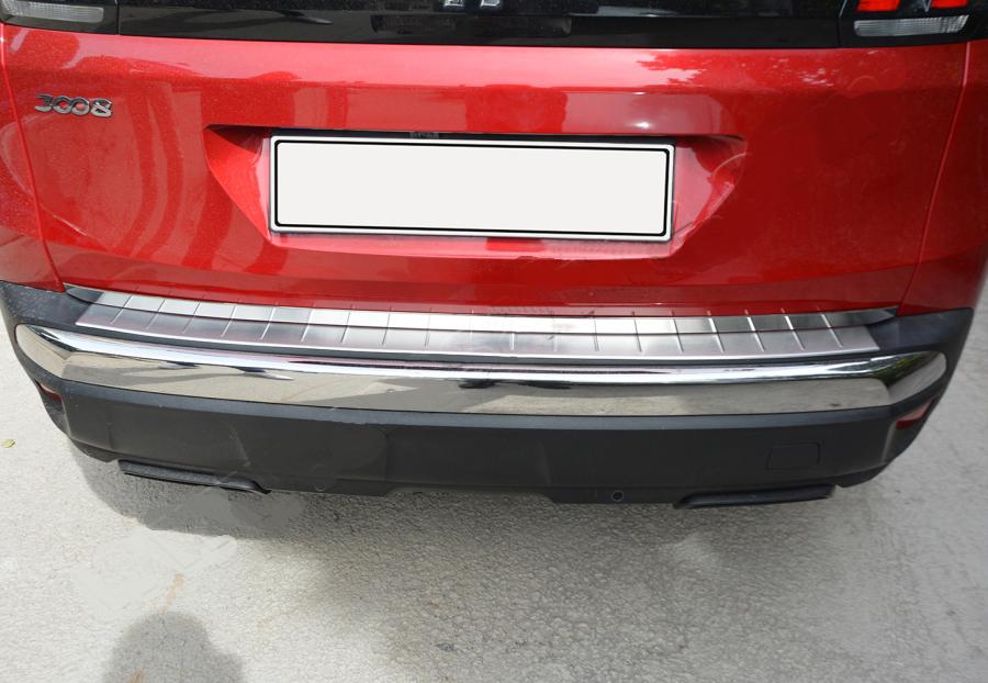 Кромка багажника Omsa Line для Opel Grandland X нержавеющая сталь Хром