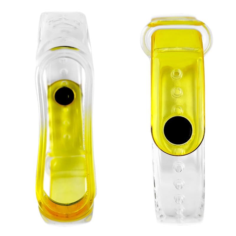 Ремінець для фітнес браслету Mi Band 5/6 Neon Clear Yellow (29caa1-3363) - фото 3