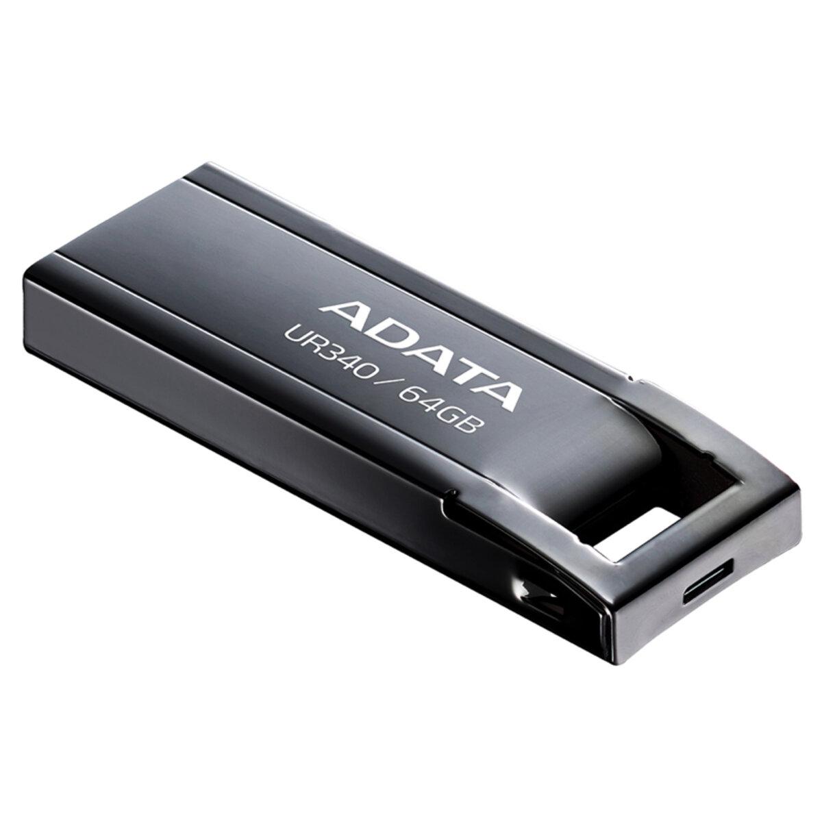 Флеш-пам'ять USB ADATA USB 3.2 UR340 64 Gb Black (585166) - фото 4