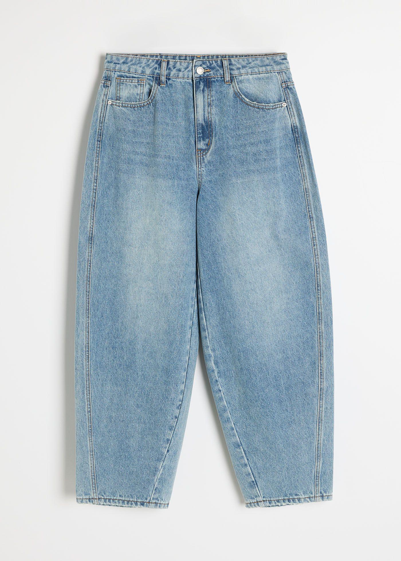 Джинси вільні жіночі з високою посадкою Diverse CARROT II р. 40 Світло-блакитний (5905384175571) - фото 6