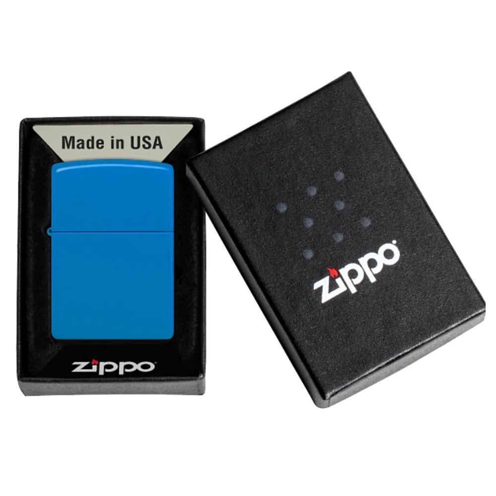 Запальничка ZIPPO Regular Sky Blue Matte (48628) - фото 6