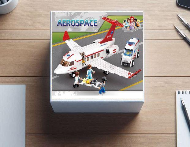 Конструктор Sluban Літак машинка швидкої допомоги 335 деталі Червоний (437) - фото 7