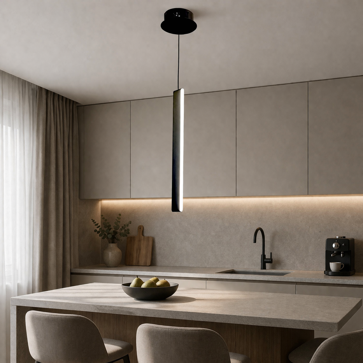Подвесной светильник Slim Beam LED нейтральный свет 20W (20359/1BK)