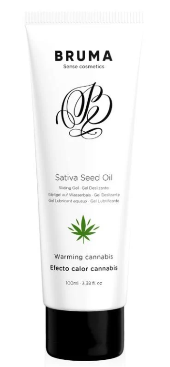 Лубрикант Sativa Sedd Oil Sliding Gel Warming Cannabis Flavor 100 мл (1000062564)
