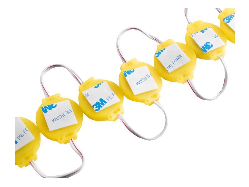 Модуль світлодіодний LEDUA СОВ 12V 2W 36x36 мм Жовтий (3179) - фото 3