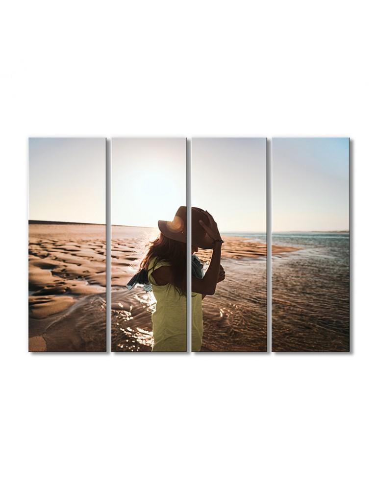 Картина модульная Рассвет на пляже 4 модуля 120x180 см (044532Lyudi)