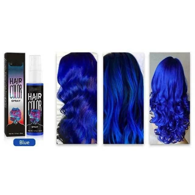 Фарба-спрей тимчасова для волосся Blue (1980121560) - фото 6 Фарба-спрей тимчасова для волосся Blue (1980121560) - фото 6