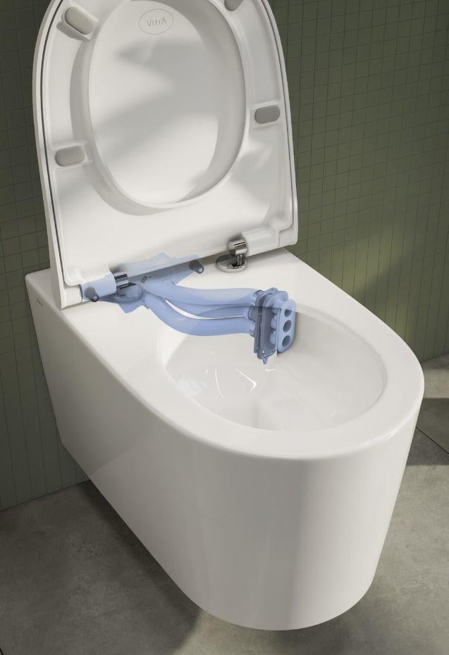 Унитаз подвесной VitrA Nest QuaFlush с сиденьем Soft Close (88-7870B403-7205) - фото 5