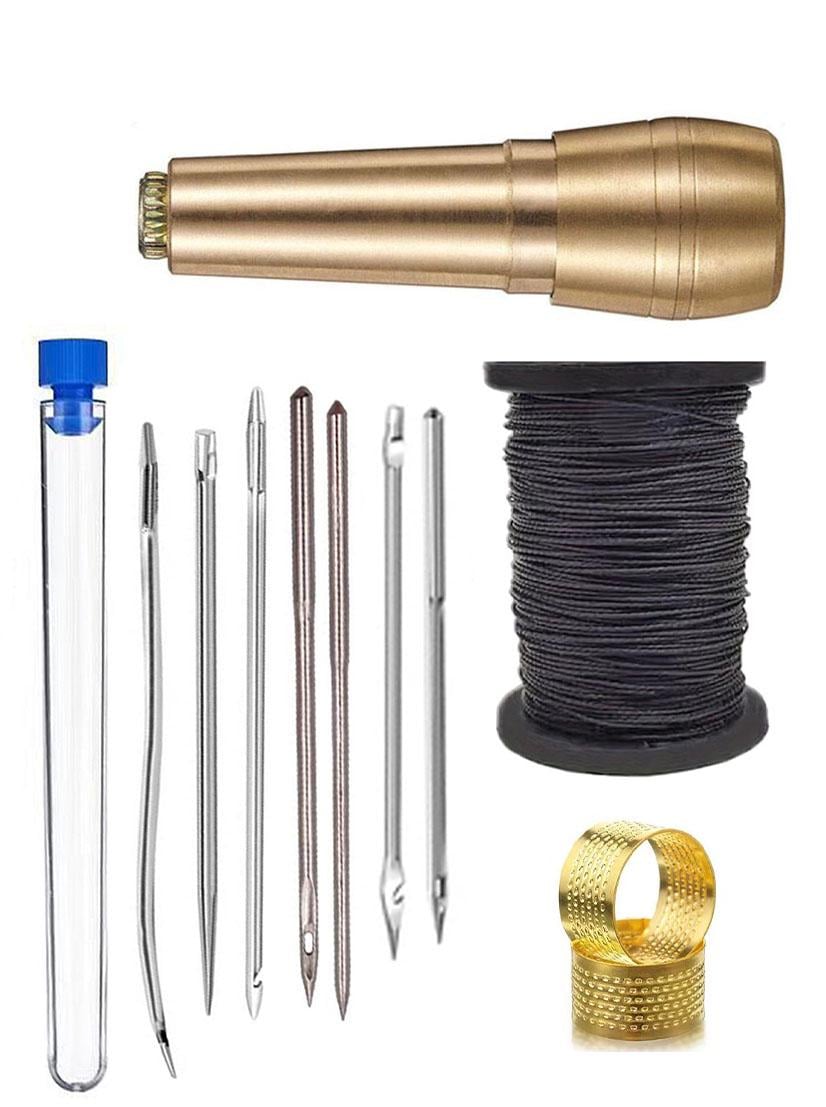 Набір для ручного ремонту шкіряних виробів 7 змінних сталевих шил (R9400)