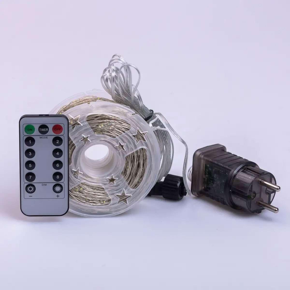 Гирлянда-роса Капля на пульте на 1000 LED светодиодов белый провод 100 м Белый (5315) Гирлянда-роса Капля на пульте на 1000 LED светодиодов белый провод 100 м Белый (5315)