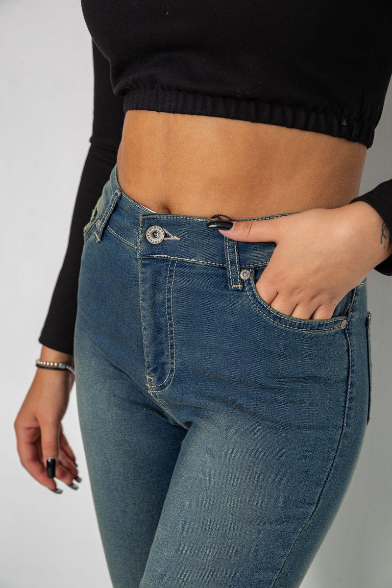 Джинсы женские средней посадки Ager 247R6247-1 р. 28 Синий (112714_823582) - фото 5