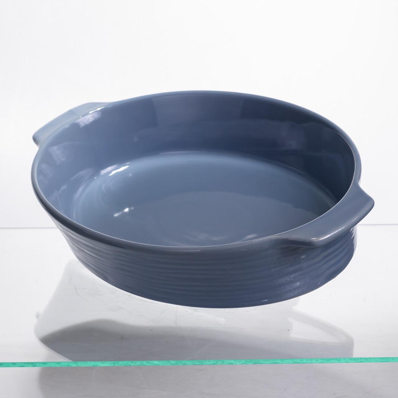 Форма для запікання овальна 36х22,5х7 см 2 л Блакитний (S1288) - фото 3