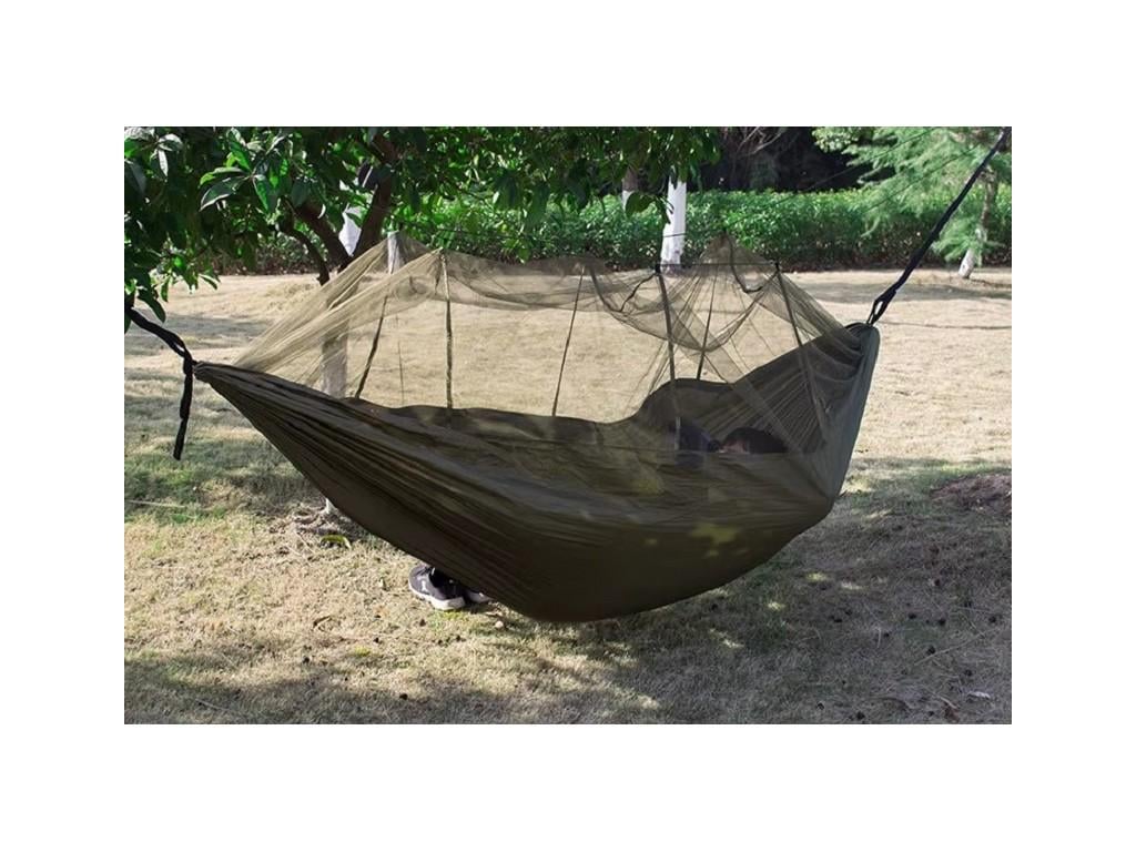 Гамак туристический подвесной с москитной сеткой Оливковый (26356740) - фото 4 Гамак туристический подвесной с москитной сеткой Оливковый (26356740) - фото 4