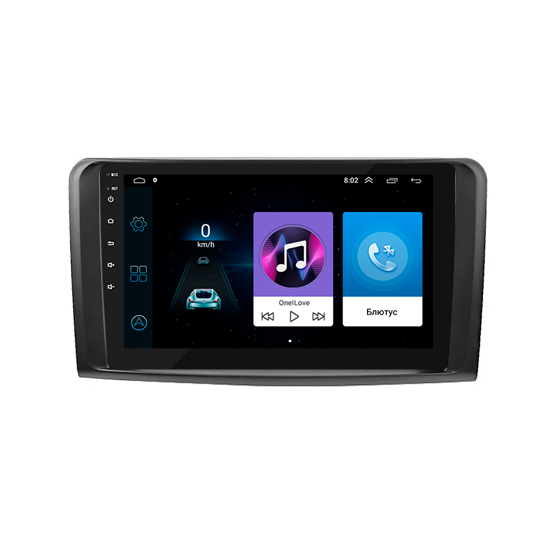 Магнитола штатная Lesko для Mercedes-Benz GL-Класс I (X164) 2006-2009 экран 9" 1/16Gb/ Wi-Fi Optima Android