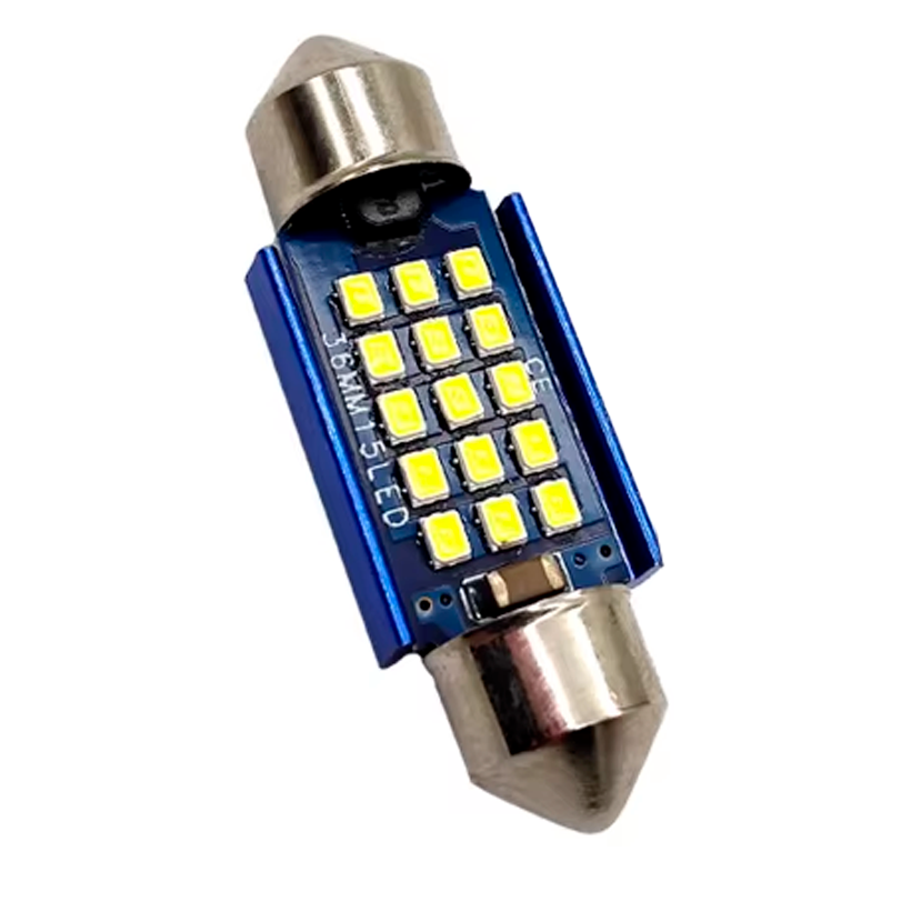 Автолампа Festoon C5W 2016х15 smd с обманкой 36 мм и белым светом 9-24V (2692663310)