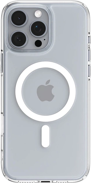 Чехол защитный Spigen Ultra Hybrid T MagFit для Apple iPhone 16 Pro с поддержкой MagSafe White