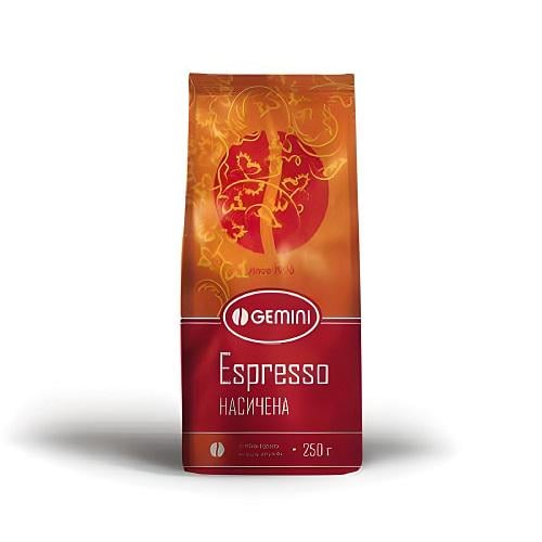 Кава Gemini Espresso в зернах 250 г (280)