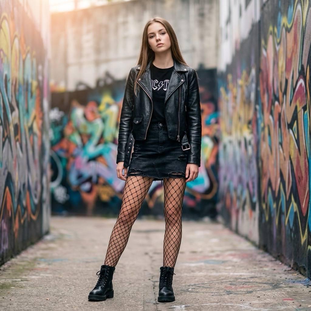 Колготы для девочек Day Mod Fiona средняя сетка р. 3 L 15-16 лет 165-185 см Черный (1123035)