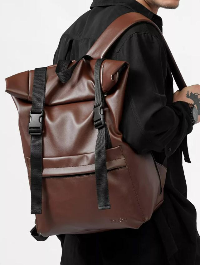 Рюкзак мужской Sambag RollTop Milton Шоколадный (27151001r) - фото 1 Рюкзак мужской Sambag RollTop Milton Шоколадный (27151001r) - фото 1