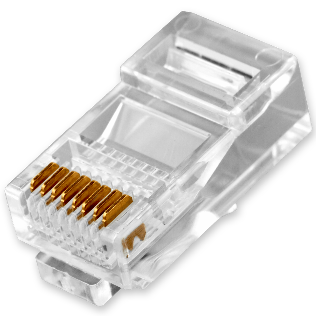 Коннектор RJ45 1000 шт. Прозрачный