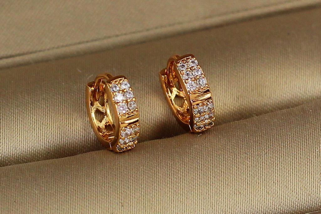 Серьги Xuping Jewelry Рождение Венеры 1,1 см Золотистый (2364798617)