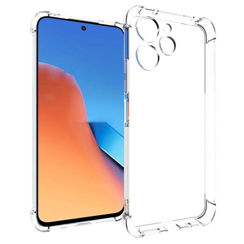 Противоударный TPU чехол GETMAN Ease logo усиленные углы Full Camera для Xiaomi Redmi 12 Прозрачный (Безцветный)