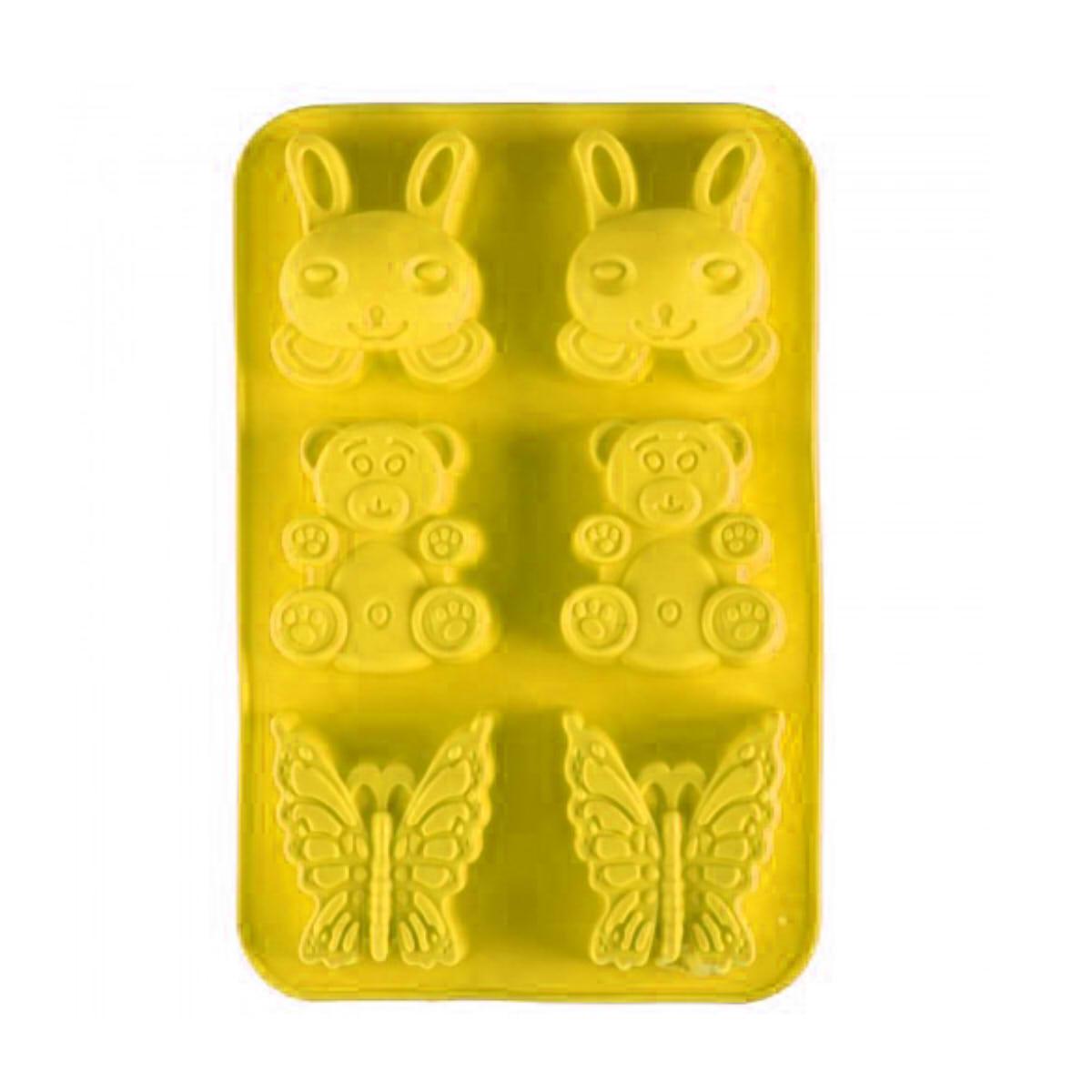 Форма для випікання A-Plus Метелик/Зайчик/Ведмедик силікон (1961 G)