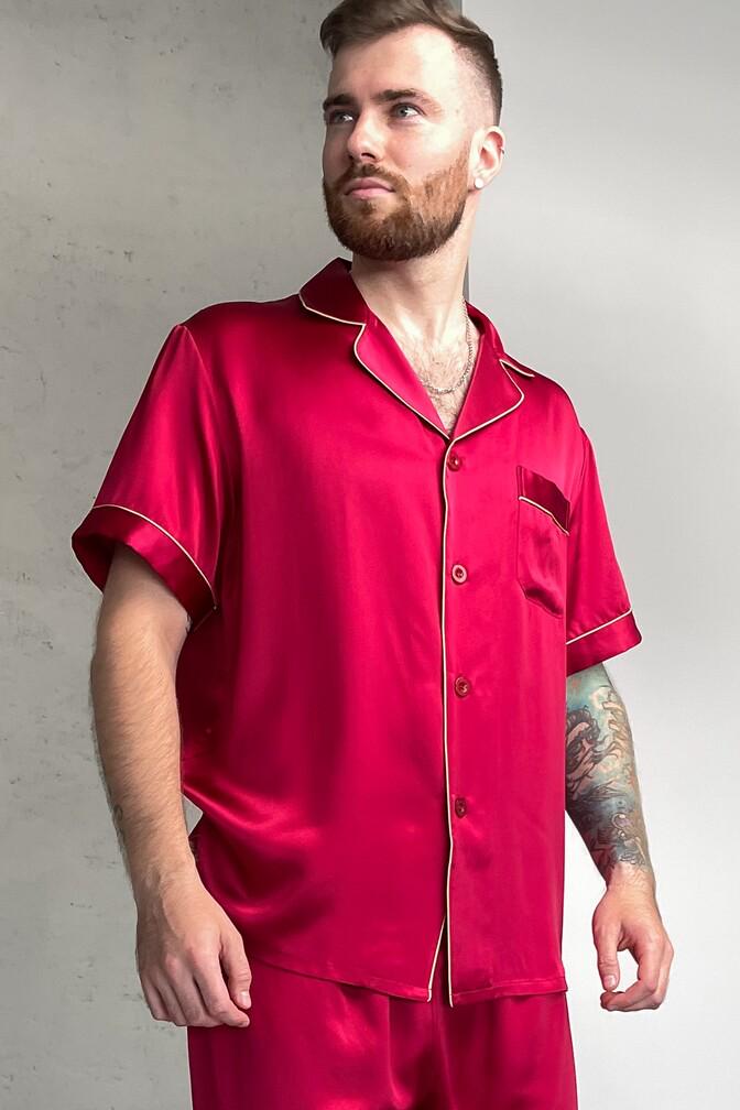 Пижама шелковая Silk Kiss Сиэтл S Красный (13524050) Пижама шелковая Silk Kiss Сиэтл S Красный (13524050)