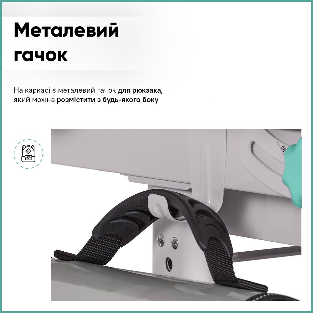 Парта детская школьная со стулом Evo-kids BD-04 Z XL Teddy с лампой Зеленый - фото 10 Парта детская школьная со стулом Evo-kids BD-04 Z XL Teddy с лампой Зеленый - фото 10