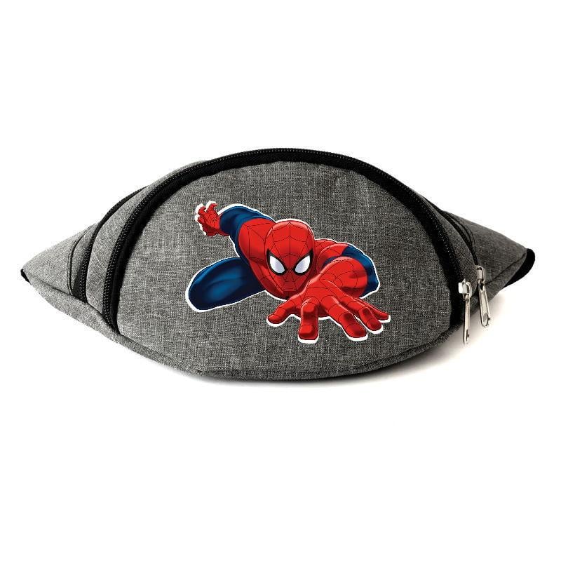 Поясная сумка-бананка Cappuchino toys Человек Паук Spiderman-004 Серый (1558626810)