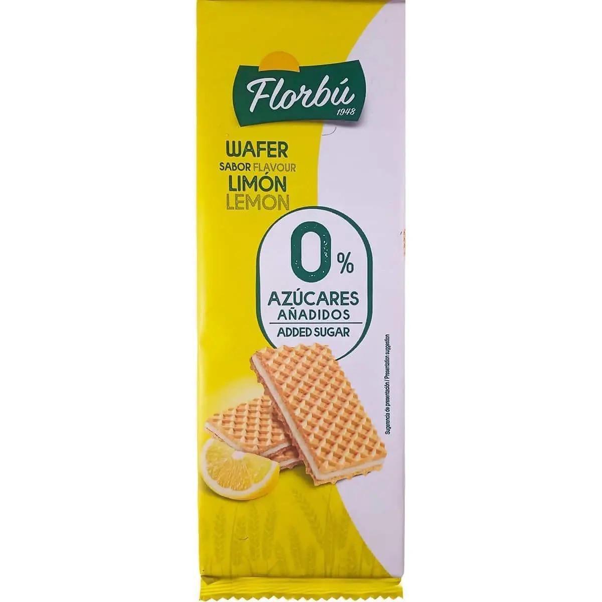 Вафли Florbu Wafer Sabor Flavour Lemon 0% Azucares без сахара 150 г Вафли Florbu Wafer Sabor Flavour Lemon 0% Azucares без сахара 150 г