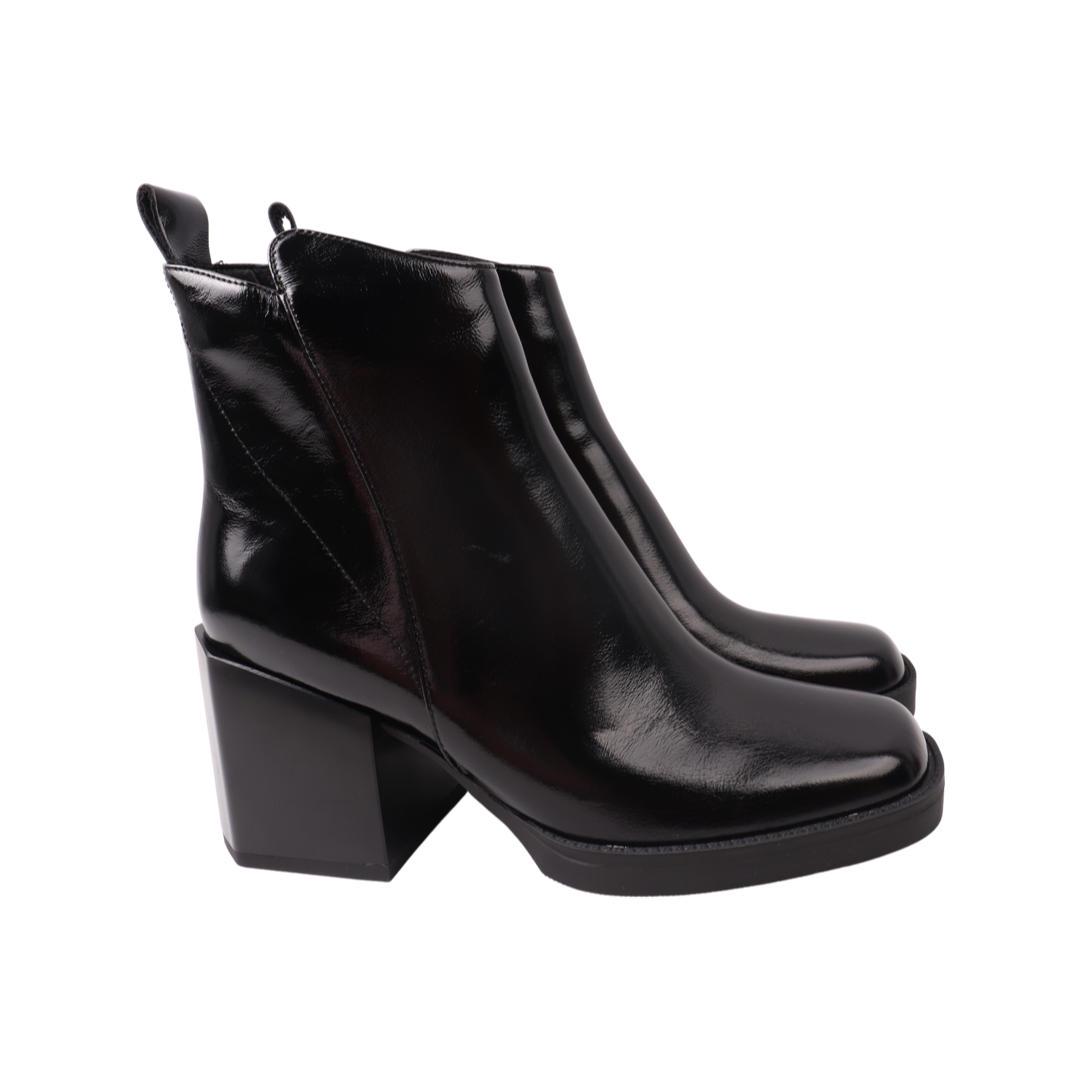 Ботильоны женские Brocoly из кожи р. 38 Черный (337-21DH)