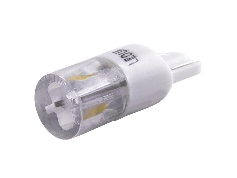 Автолампа светодиодная T10 W5W 12 В 1 Вт SMD6030-2led Белый (2718)