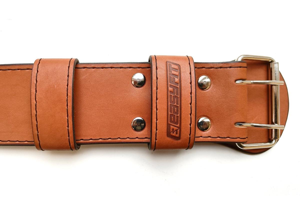 Пояс атлетический EasyFit DeciBelt из кожи 2XL Коричневый (EF-BR2XL) - фото 3 Пояс атлетический EasyFit DeciBelt из кожи 2XL Коричневый (EF-BR2XL) - фото 3