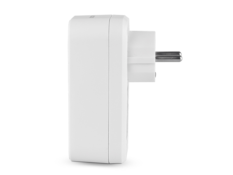 Адаптер сетевой Oncord 1п 2,4 A 2 USB/USB-C с заземлением Белый (VF-AD1G2U1C-W) - фото 6