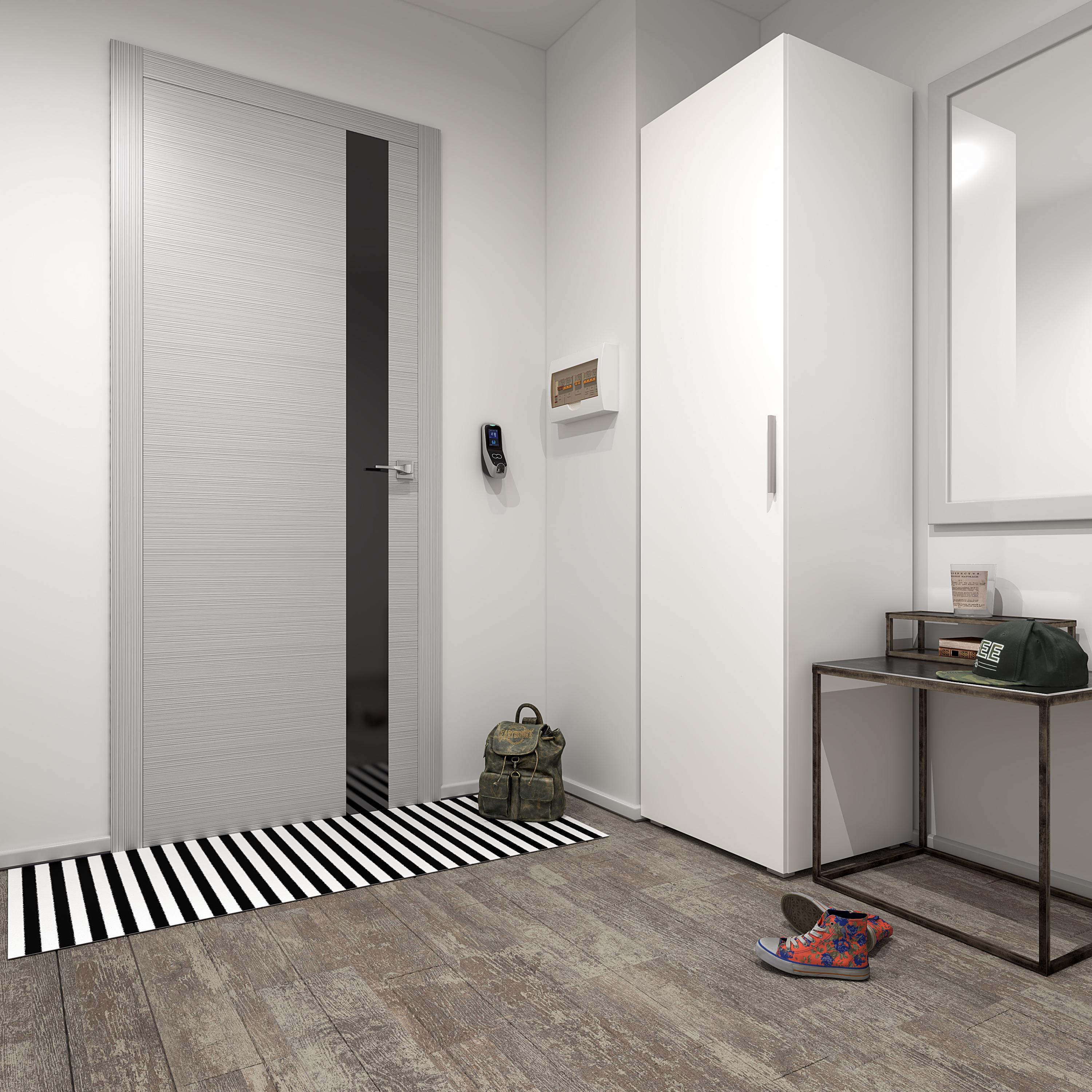 Пенал з полицями Tobi Sho ST-0013 малогабаритний для дому та офісу 600х2180х520 мм Білий