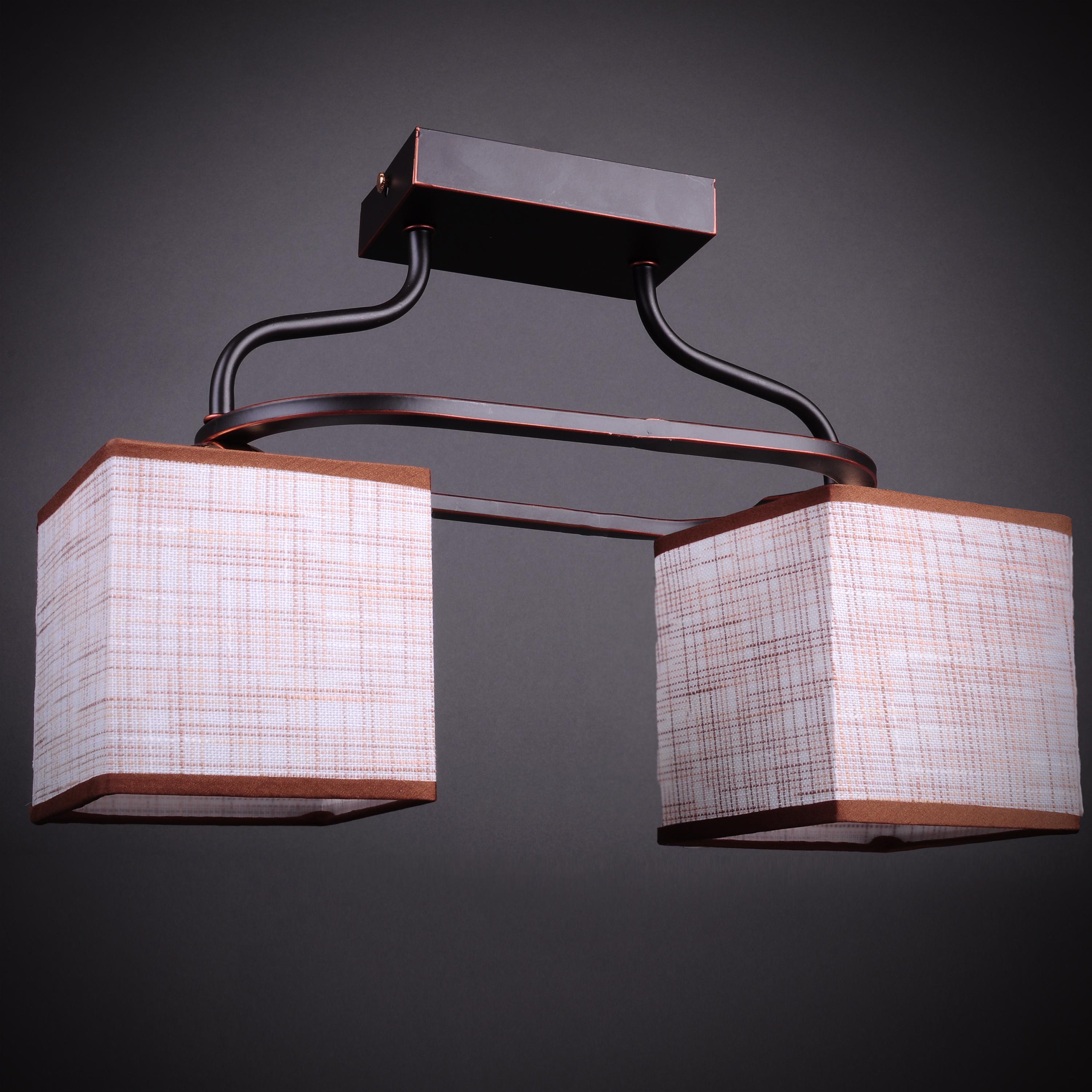 Стельова люстра Light House DL-17239/2 BN Коричневий