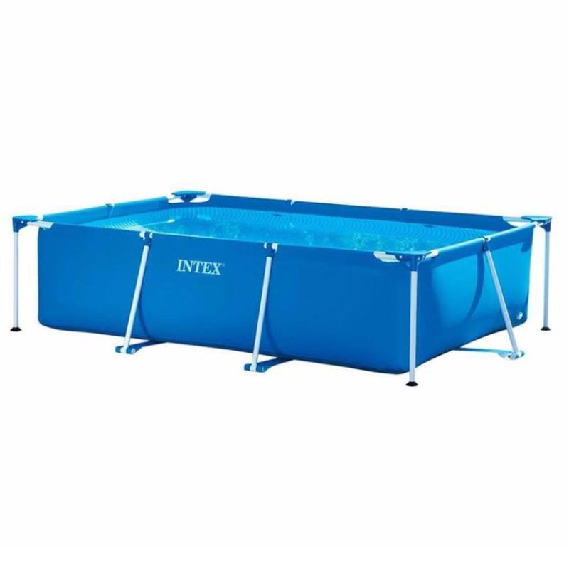 Бассейн каркасный Intex прямоугольный 2282 л 260х160х65 см Голубой (28271 NP) - фото 2 Бассейн каркасный Intex прямоугольный 2282 л 260х160х65 см Голубой (28271 NP) - фото 2