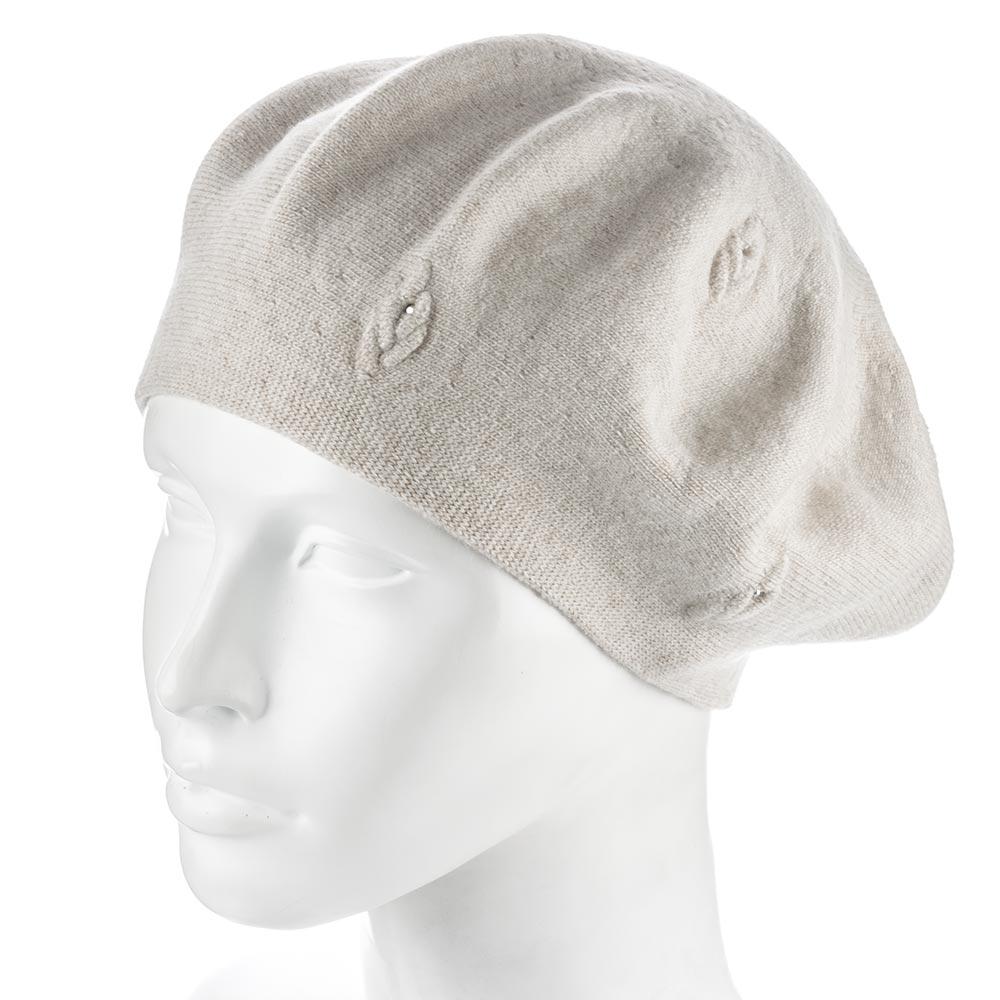 Берет Zolly ZH236 двойной шерстяной мелкой вязки Лате (141365)